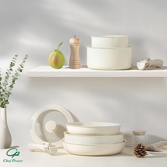 Chef Power Ceramic Cookware Set Non Toxic