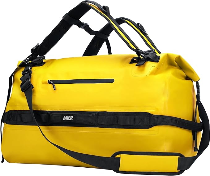 MIER Large Waterproof Duffel Bag Rolltop Dry Backpack Duffle Bags
