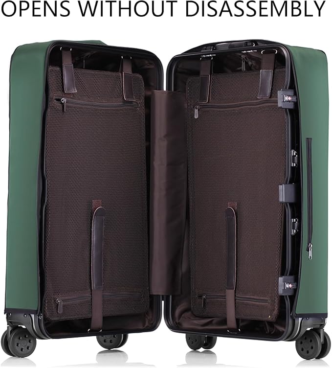 Transparent PVC Suitcase Cover, No Disassembly Required Clear Luggage Protector