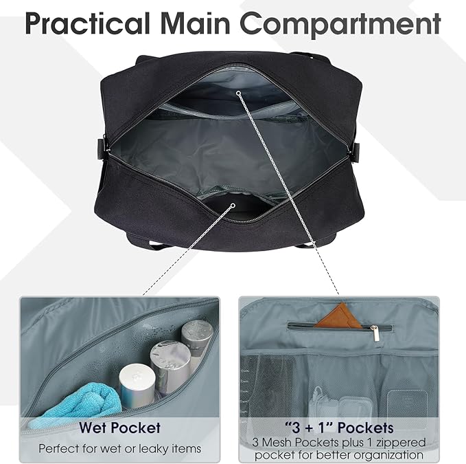 Narwey 18" Carry on Bag Underseat