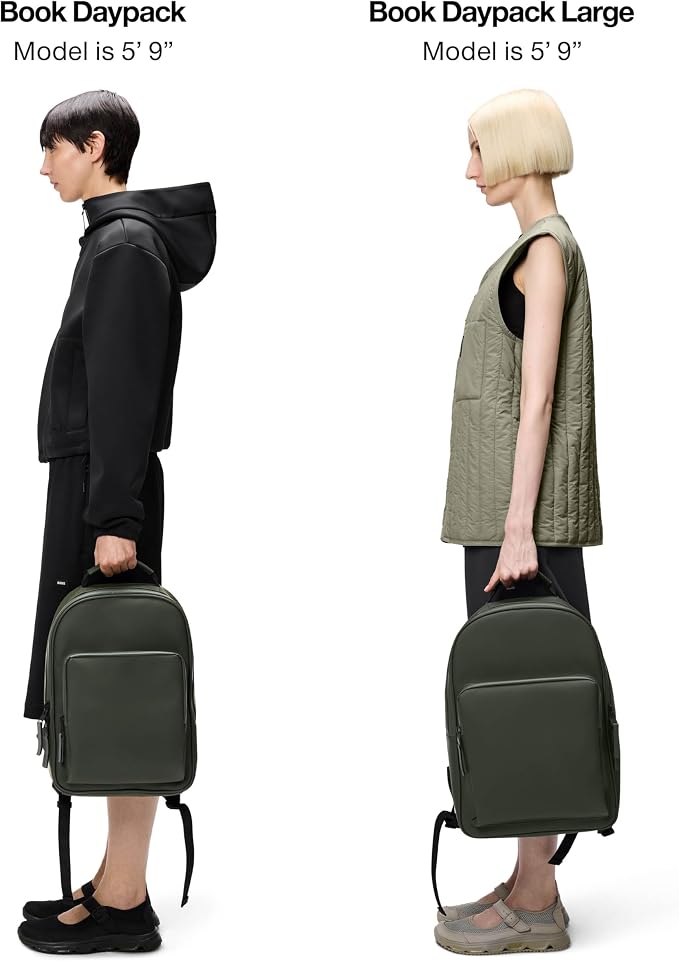 RAINS Large Book Daypack, Laptop Bag, Waterproof, 2 Year Warranty