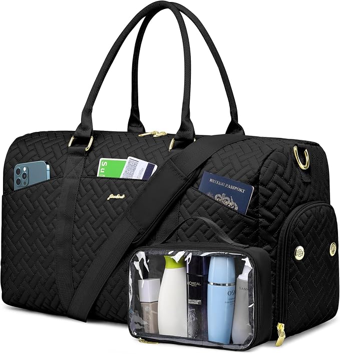 Women Duffle Weekender Travel Bag: Large Duffel Bags