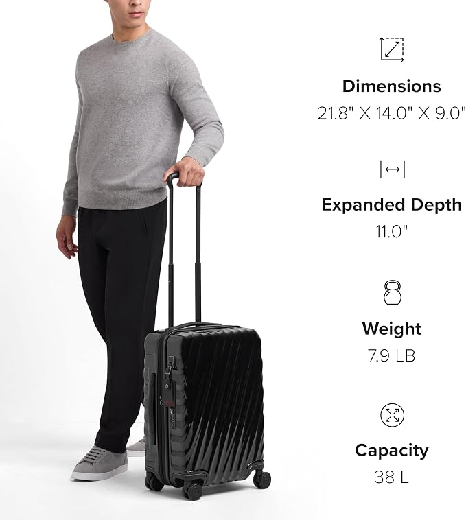 TUMI - 19 Degree International Expandable 4 Wheeled Carry-On - Hard Shell