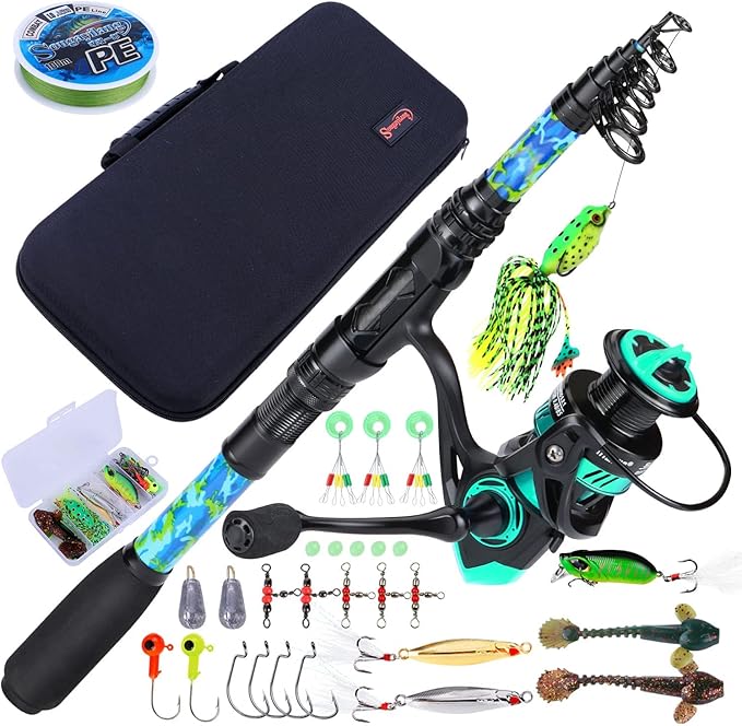 Sougayilang Fishing Rod and Reel Combos