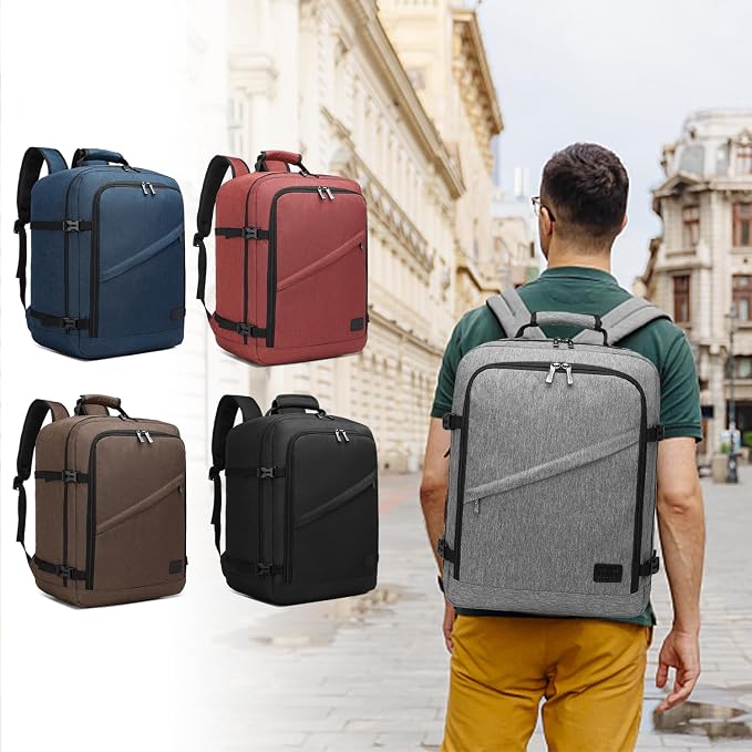 Kono Carry on Backpack, Waterproof Lightweight Daypack