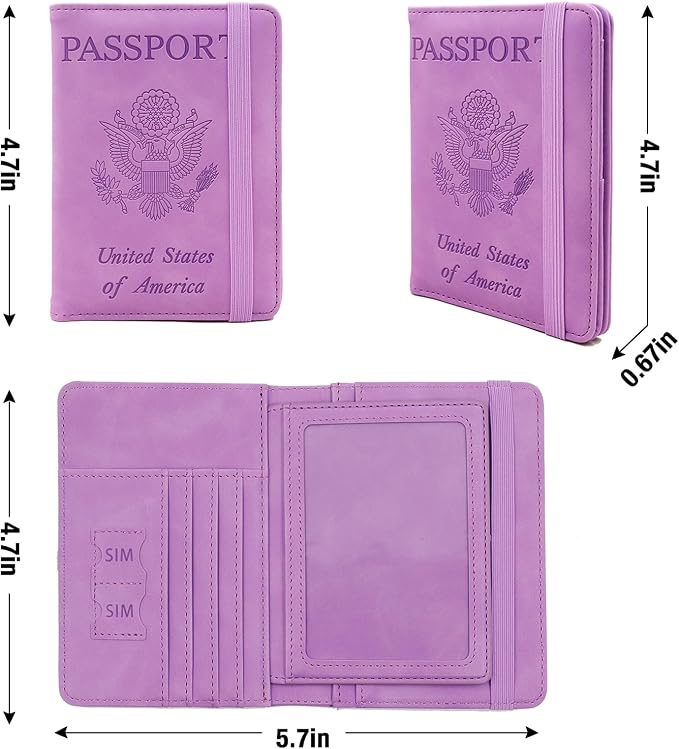 Melsbrinna RFID Passport Holder
