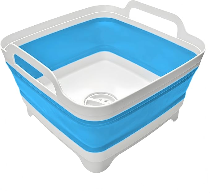 Collapsible Wash Basin 9L, Foldable Dish Tub
