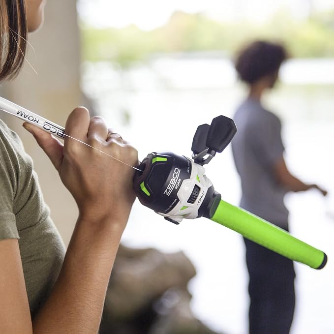 Zebco Roam Telescopic Fishing Rod and Spinning or Spincast Fishing Reel Combo