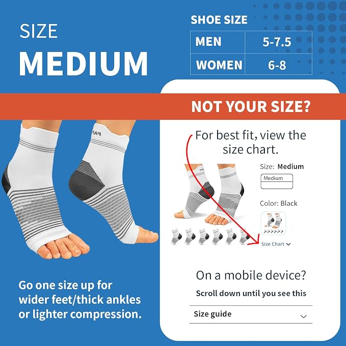 Plantar Fasciitis Sock for Men and Women, Compression Foot Sleeves
