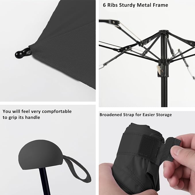 BAODINI Travel Mini Umbrella for Purse