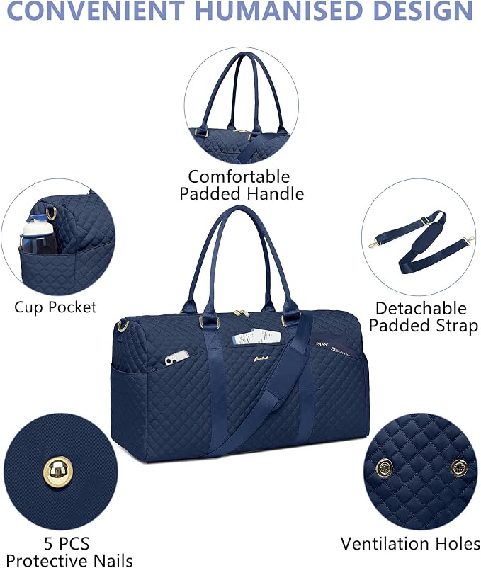 Weekender Travel Duffle Bag for Women