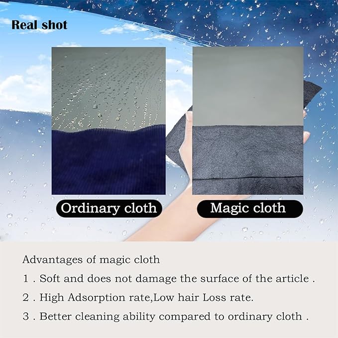 5 PCS 11×11 Inches New Real Magic Cloth Thickened Magic Cleaning Cloth