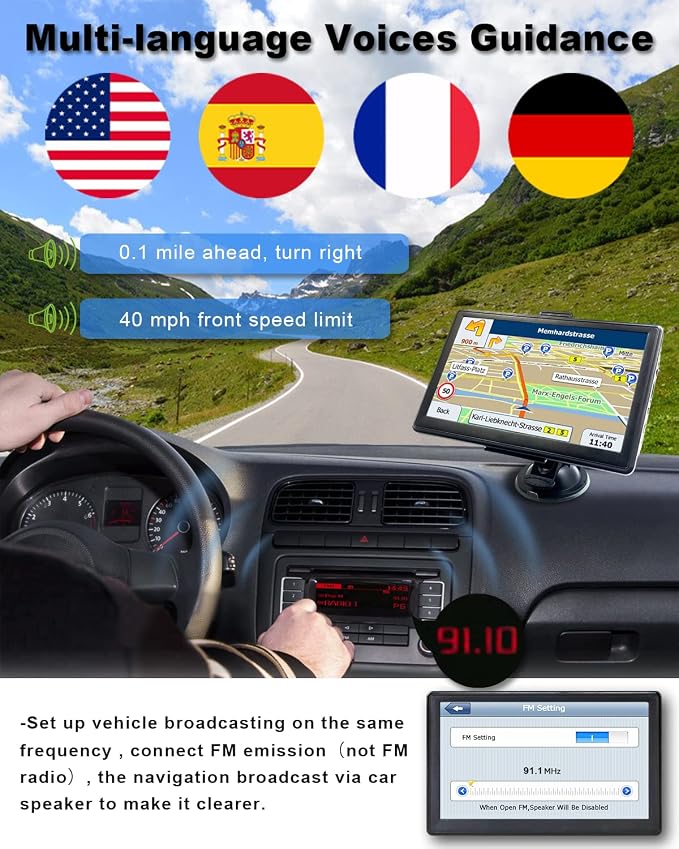 OHREX N800 GPS Navigator for Car