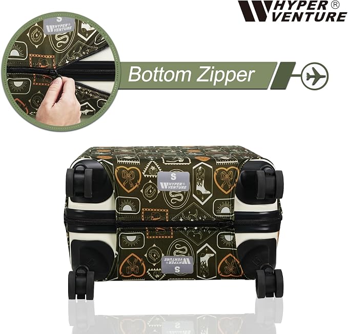 HYPER VENTURE Washable Luggage Cover