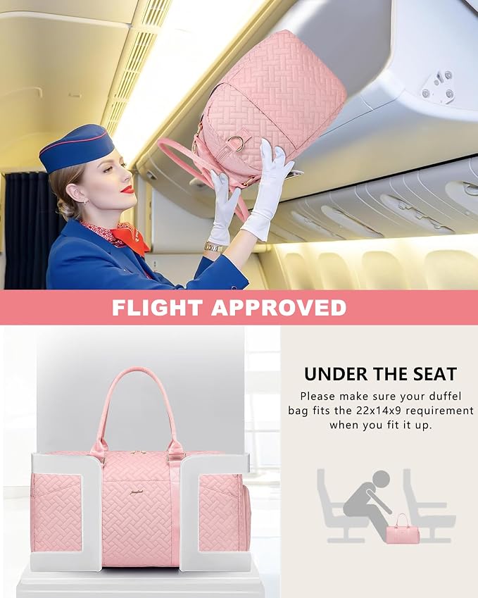 Women Duffle Weekender Travel Bag: Large Duffel Bags