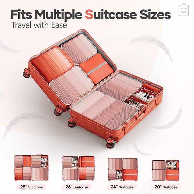 Veken 9/11 Set Compression Packing Cubes