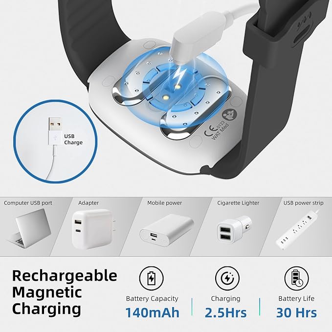 EmeTerm Fashion FDA-Cleared Relieve Nausea Electrode Stimulator Morning