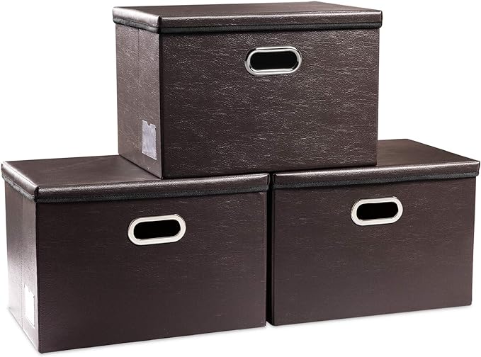 PRANDOM Large Foldable Storage Bins