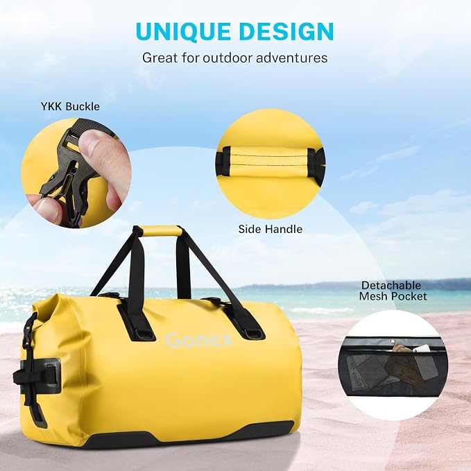 Gonex 40L 60L 80L Extra Large Waterproof Duffle Travel Dry Duffel Bag Heavy