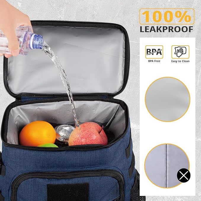 Tactical Backpack Cooler, 25L Cooler Backpack Insulated Leak-Proof, Heavy Duty