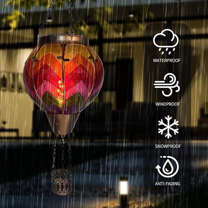 Hot Air Balloon Solar Lantern