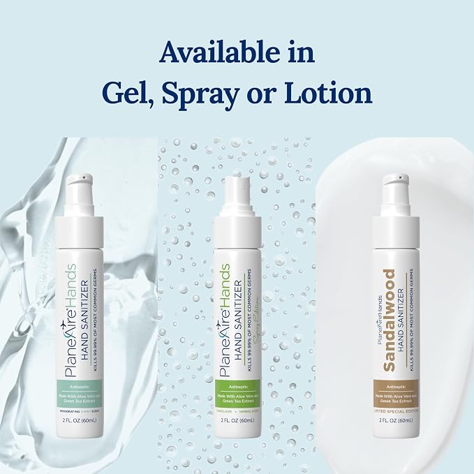 Sandalwood Lotion Hand Sanitizer | Travel Essential | TSA-Approved |