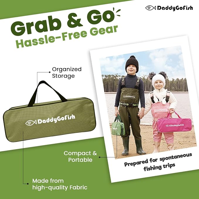 DaddyGoFish Kids Fishing Pole