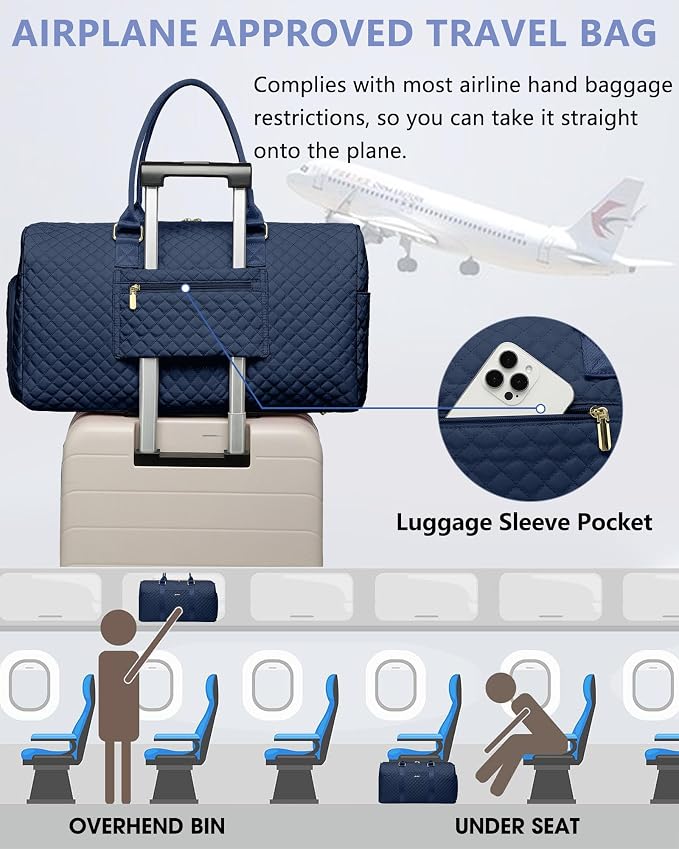 Weekender Travel Duffle Bag for Women