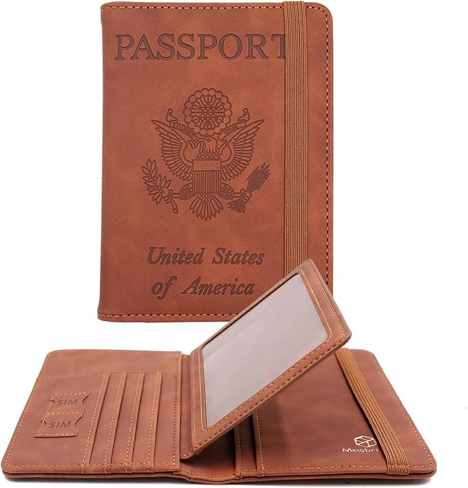 Melsbrinna Rfid Passport Holder