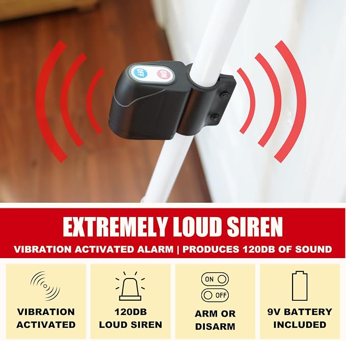 SECURITYMAN 2-in-1 Door Security Bar