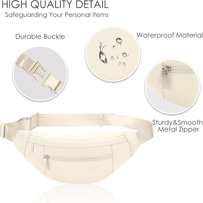 MAXTOP Large Crossbody Fanny Pack