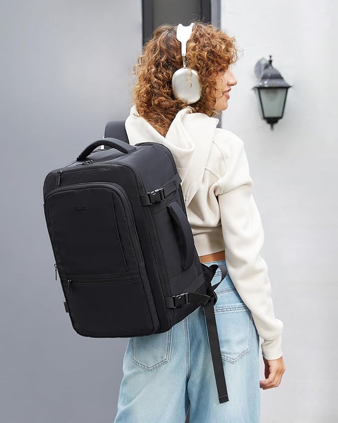 LOVEVOOK Travel Backpack for Women & Men, 60L Large Carry On Backpack Airline