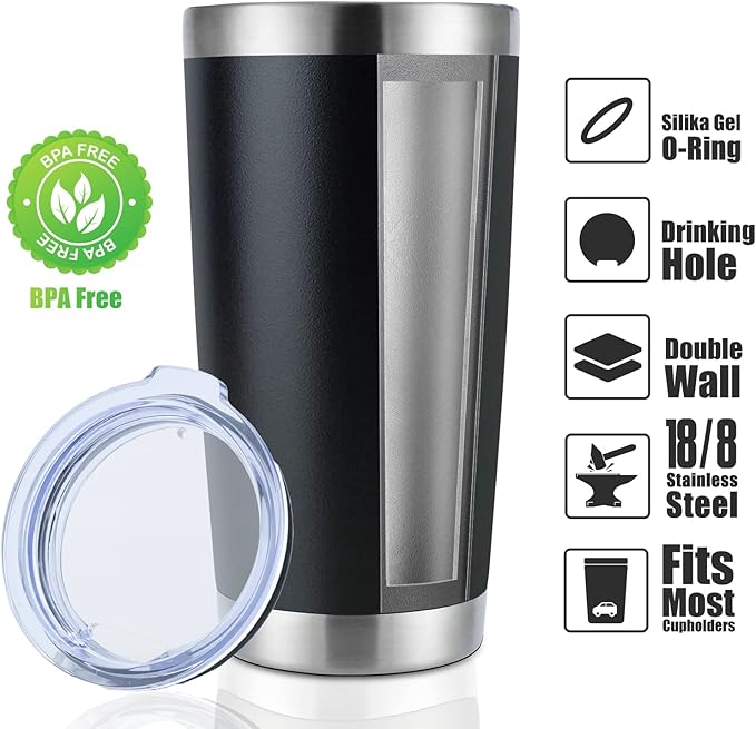 DOMICARE 20oz Stainless Steel Tumbler Bulk