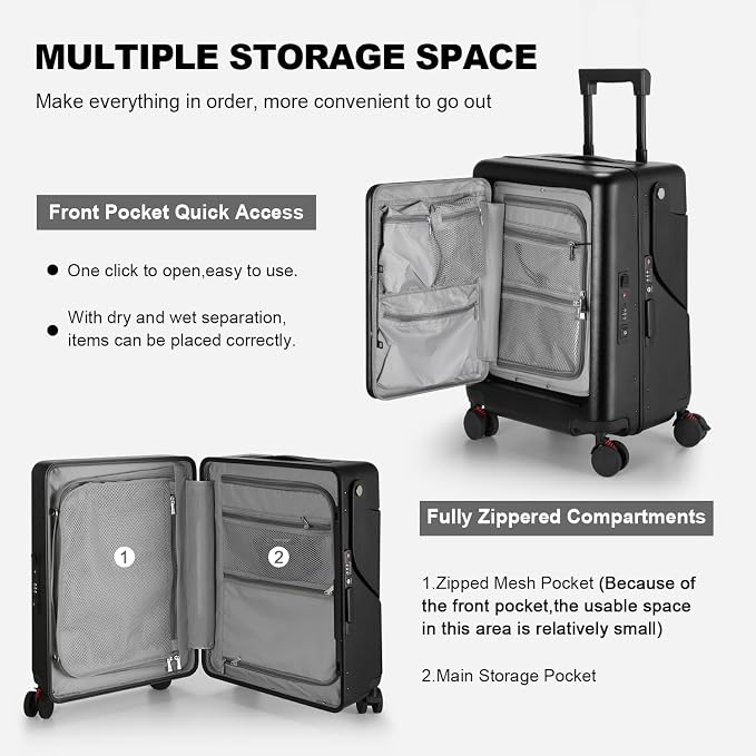 Ride On Luggage with Foldable Seat