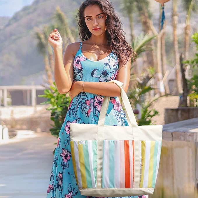 G4Free Beach Bag, Waterproof Beach Tote Pool Bags