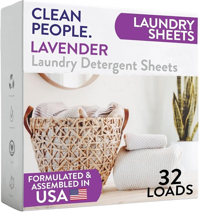 The Clean People Laundry Detergent Sheets
