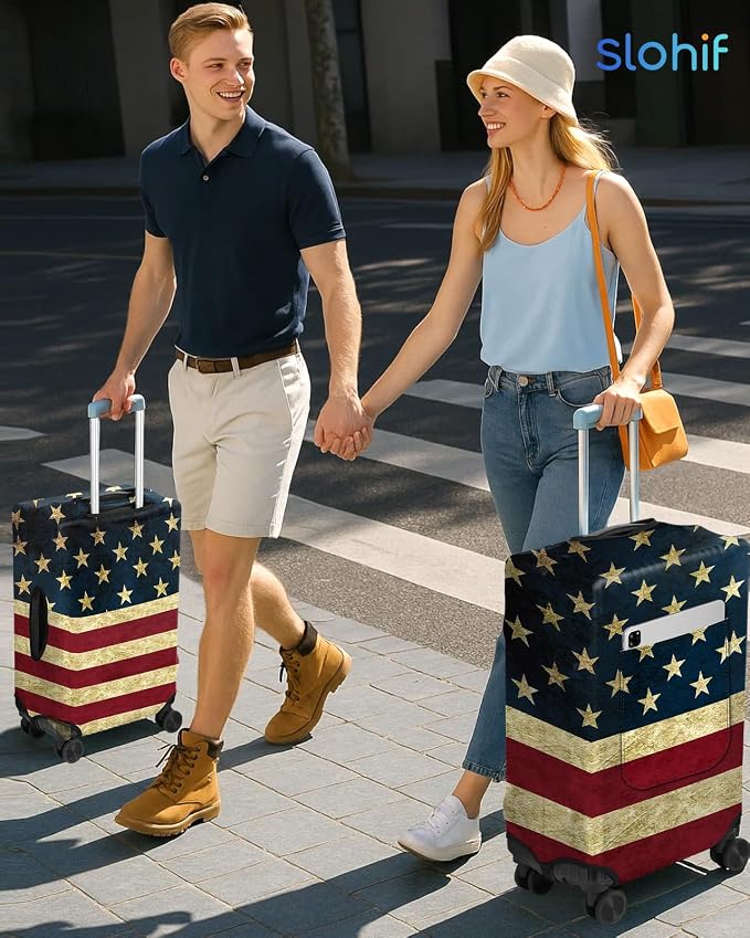 Slohif Luggage Cover for Suitcase Tsa Approved Protector