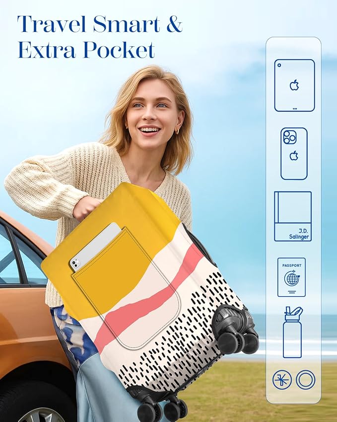 Slohif Luggage Cover for Suitcase Tsa Approved Protector