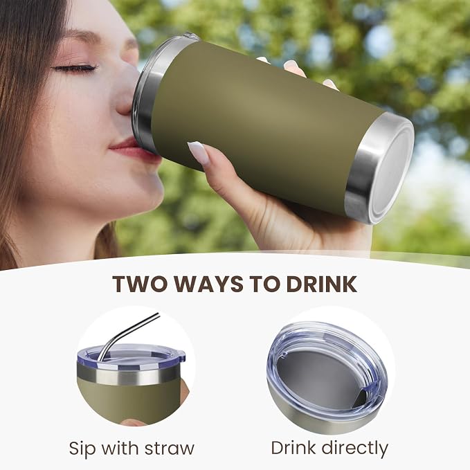 MEWAY 20oz Tumbler 12 Pack Double Wall Vacuum Insulated Travel Mug Bulk