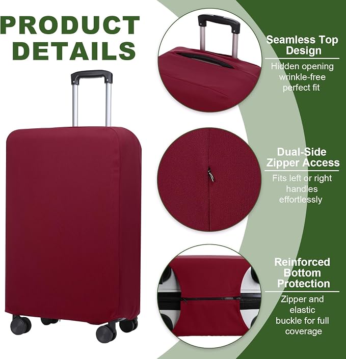 PATIKIL Luggage Cover, Suitcases Covers Elastic Carry on Cover Protector