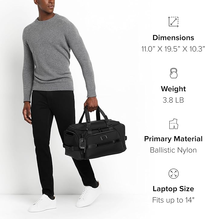 TUMI - Alpha Bravo Mason Duffel - Men's Weekender, Gym and Overnight Travel Bag