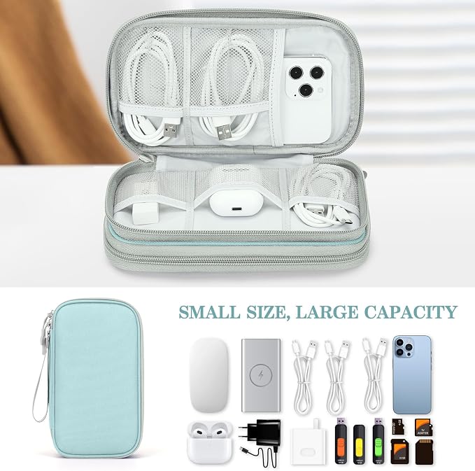 FYY Electronic Organizer, Travel Cable Organizer Bag Pouch Electronic