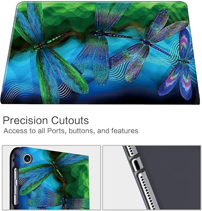 All-New HD 8 Plus Tablet Case Kindle Fire HD 8 Case 10th Generation 2024/2022/2020 Folding Stand PU Leather Slim Smart Cover with Auto Wake/Sleep for Amazon Fire Tablet 2020Animals Dog Paws