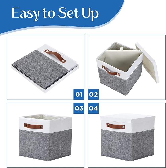 Temary Foldable Fabric Storage Bins