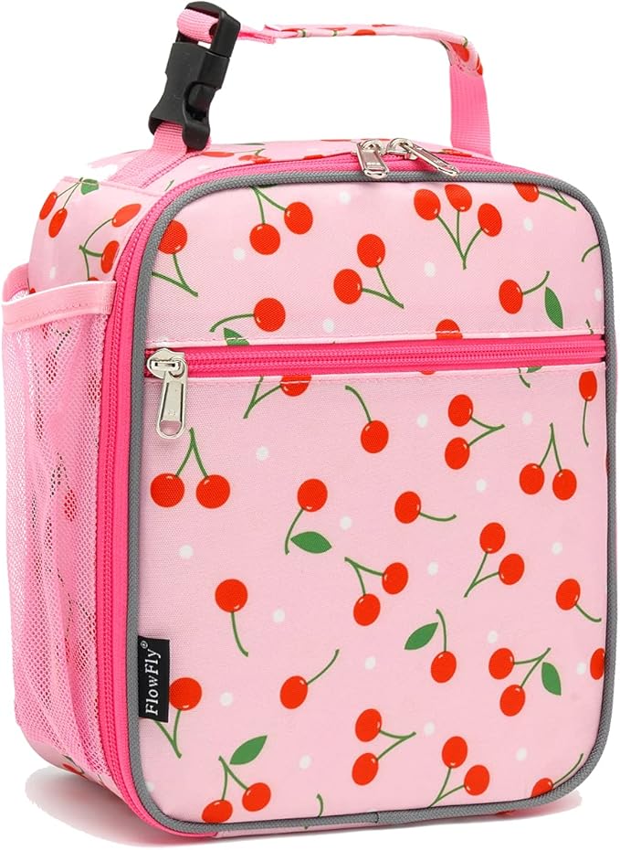 FlowFly Kids Lunch box Insulated Soft Bag Mini Cooler Back to School Thermal