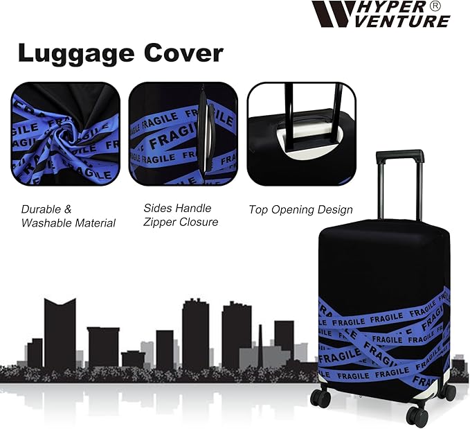 HYPER VENTURE Washable Luggage Cover