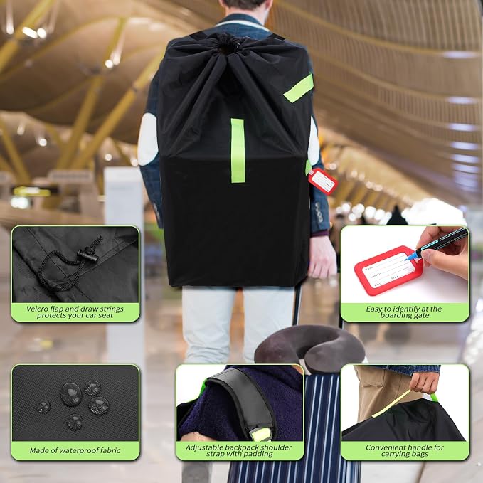 Waterproof Car Seat Travel Bag, Suitable