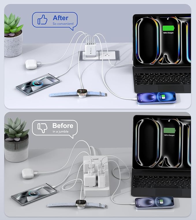 50W USB C Wall Charger Block
