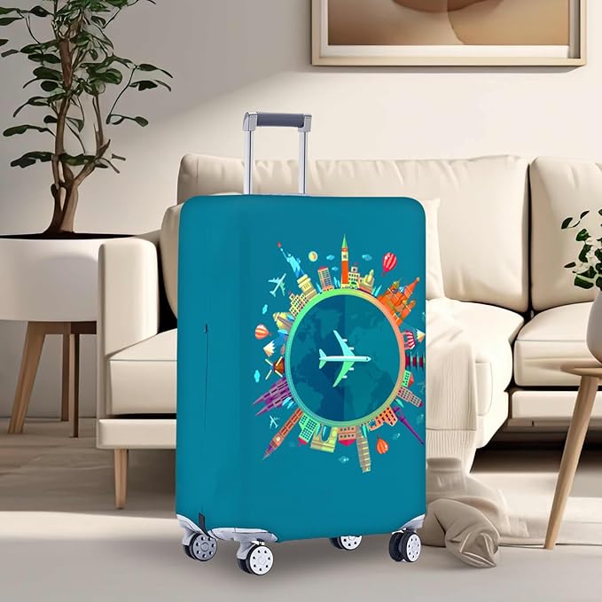 Travelkin Luggage Covers For Suitcase Tsa Approved, Suitcase Cover Protector
