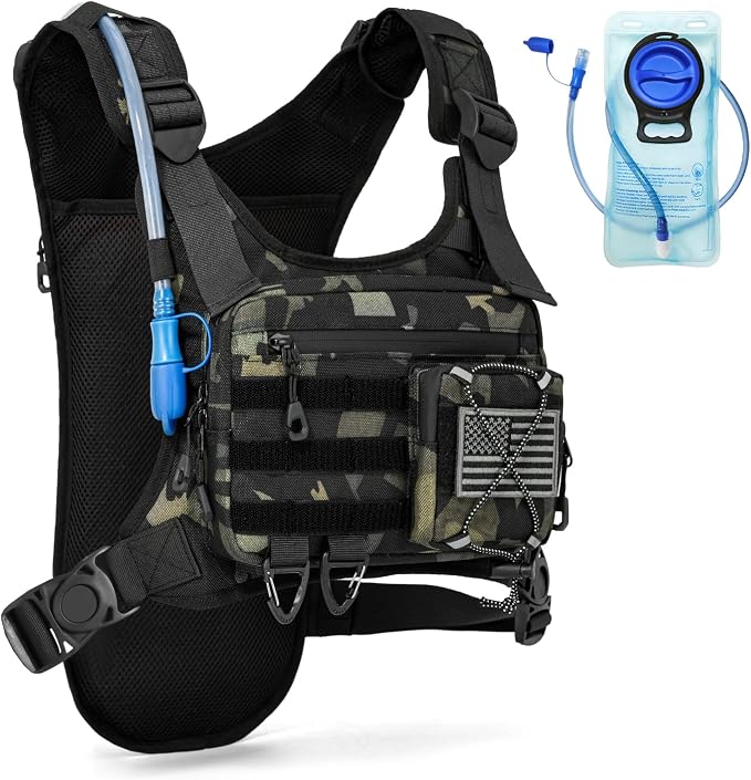 Hydration Vest（The design patent has been granted ）with 2L Water Bladder